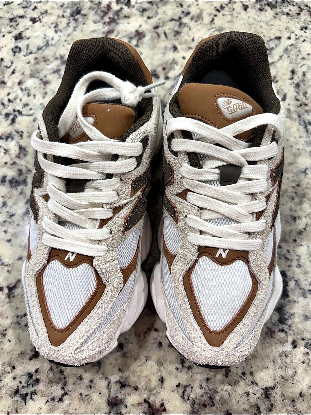 Brown & White Sneakers